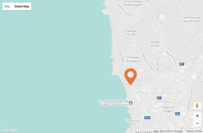 The Property Shop Map in Paphos